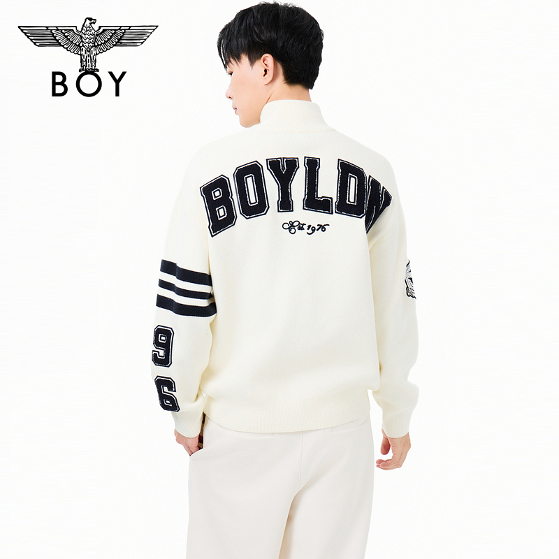 BOY LONDON中性款时尚潮流百搭通勤针织套头衫N60033