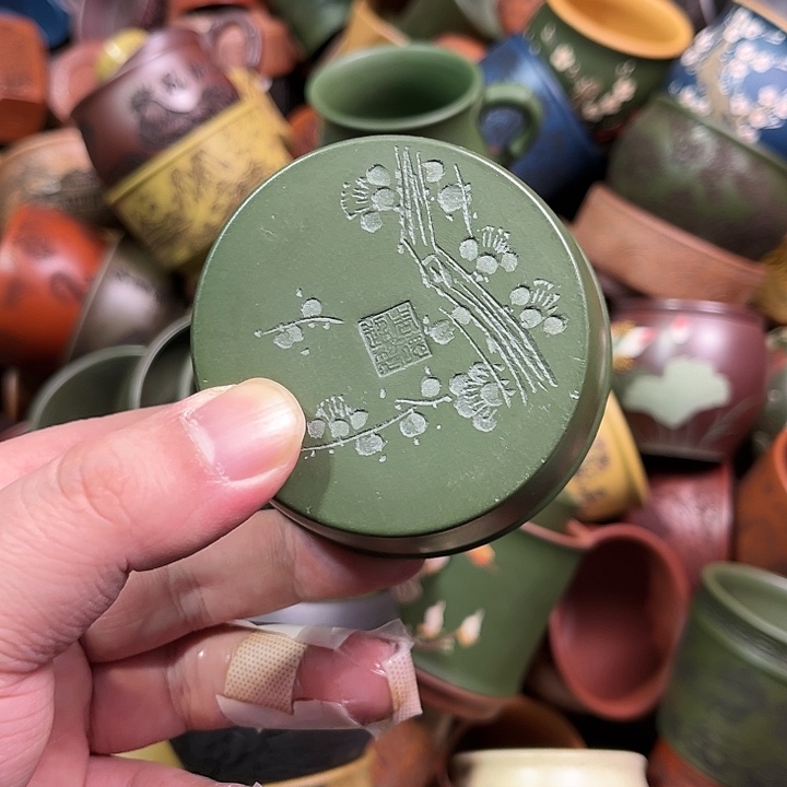 紫砂茶杯全手工紫砂主人杯