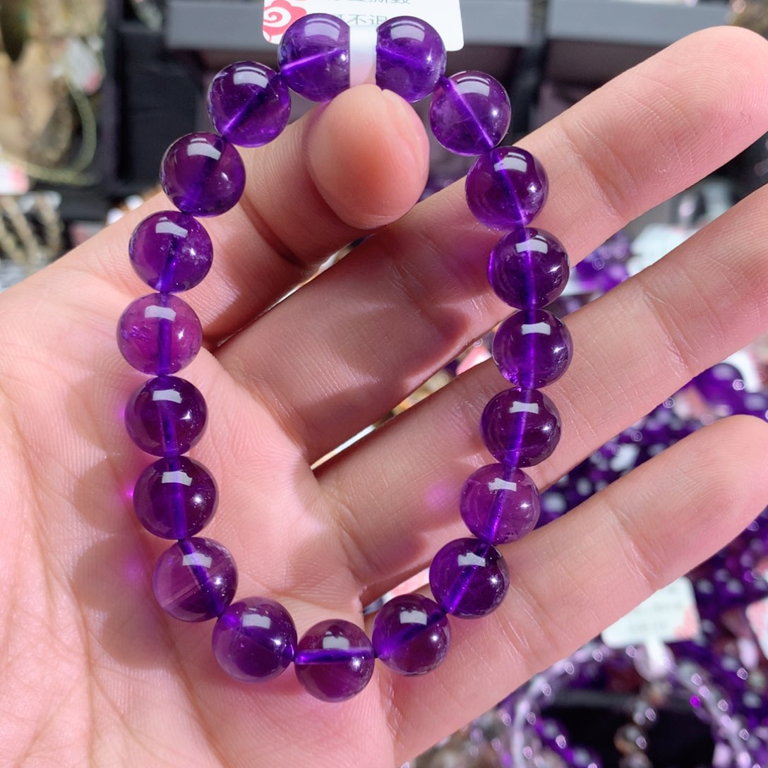 紫晶手串未镶嵌?*?乌拉圭10+