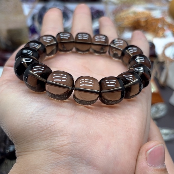 【闪购商品】水晶手链未镶嵌茶水晶