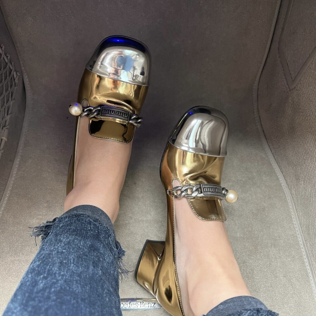 95新 MIU MIU/缪缪 95新 缪缪 安洁利严选/XK0112839 高跟鞋