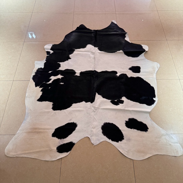 【本尼家】R07 245*200cm专拍牛皮地毯家用轻奢手工