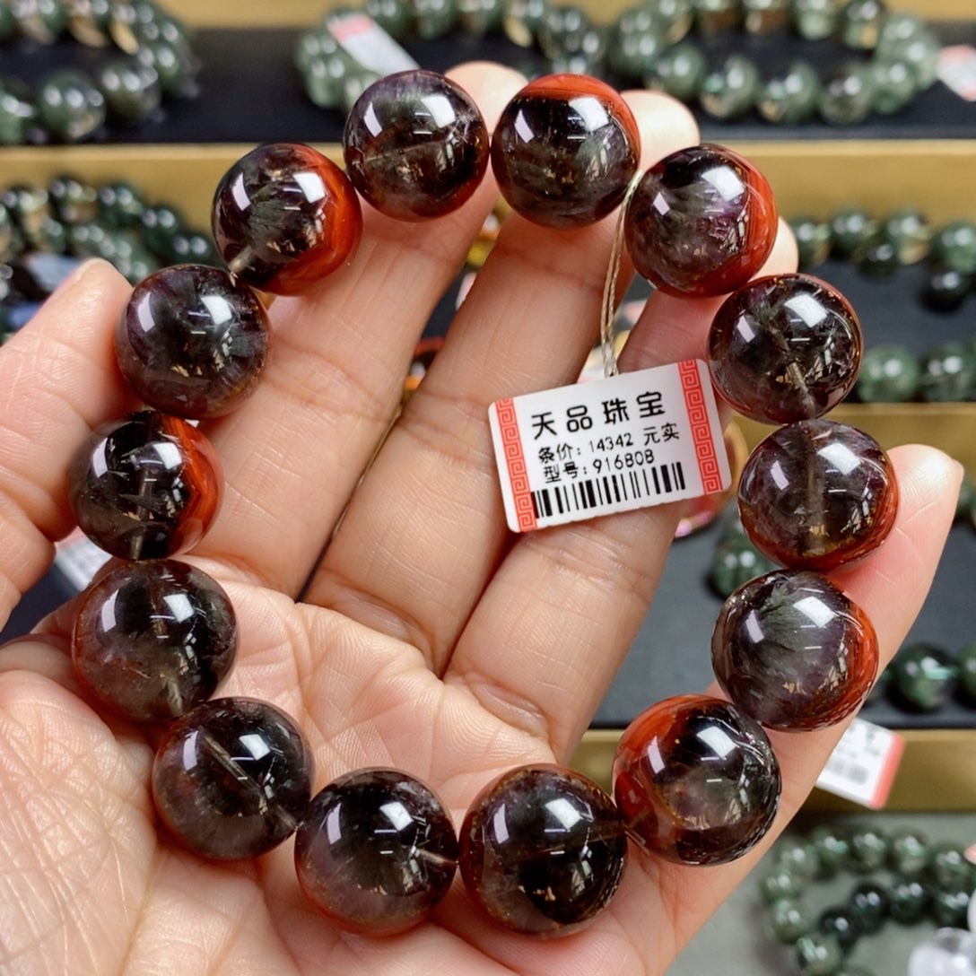 水晶手链未镶嵌锦鲤玫瑰手链916808