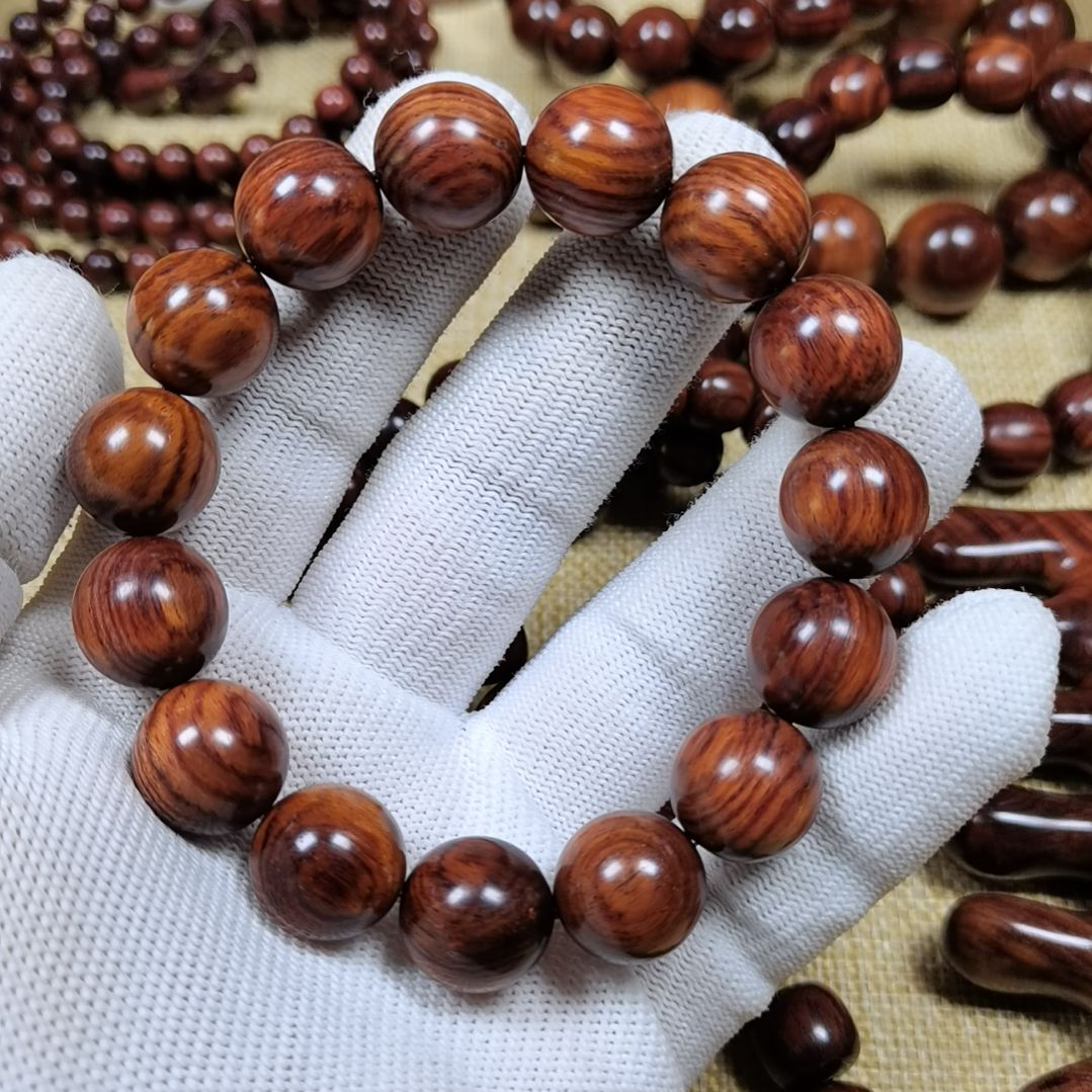 黄花梨/降香黄檀手串/手链海黄老料1.5规格手串