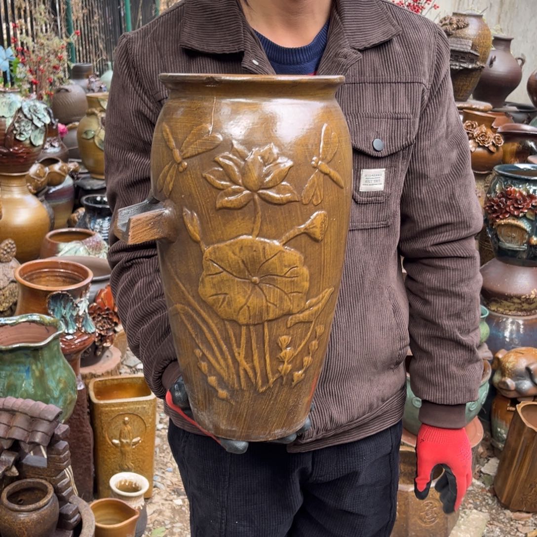 红陶高39口19无孔瑕