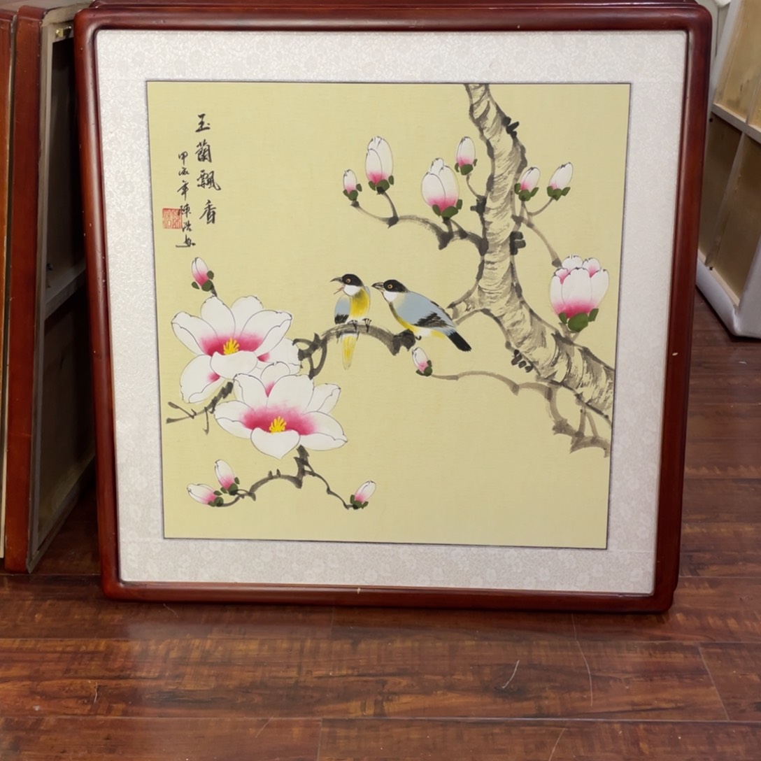 国画带框尺寸63*63厘米