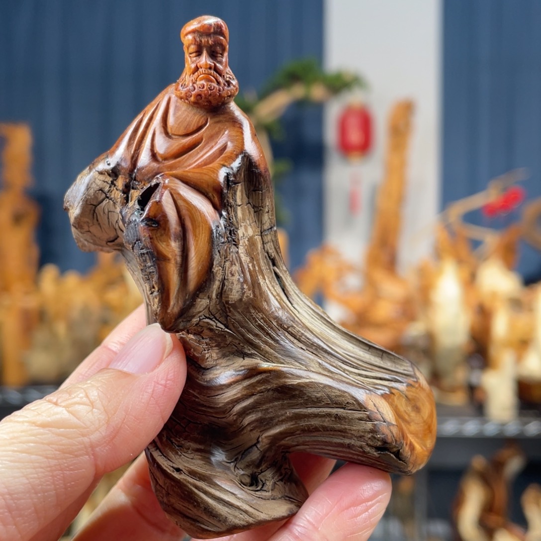柏木（崖柏）手把件
