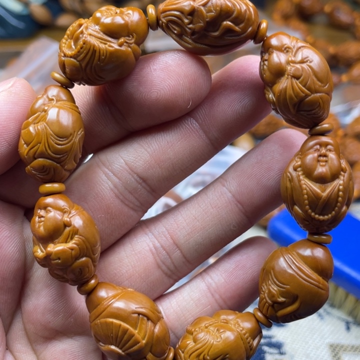 橄榄核手串/手链橄榄核雕工艺手串