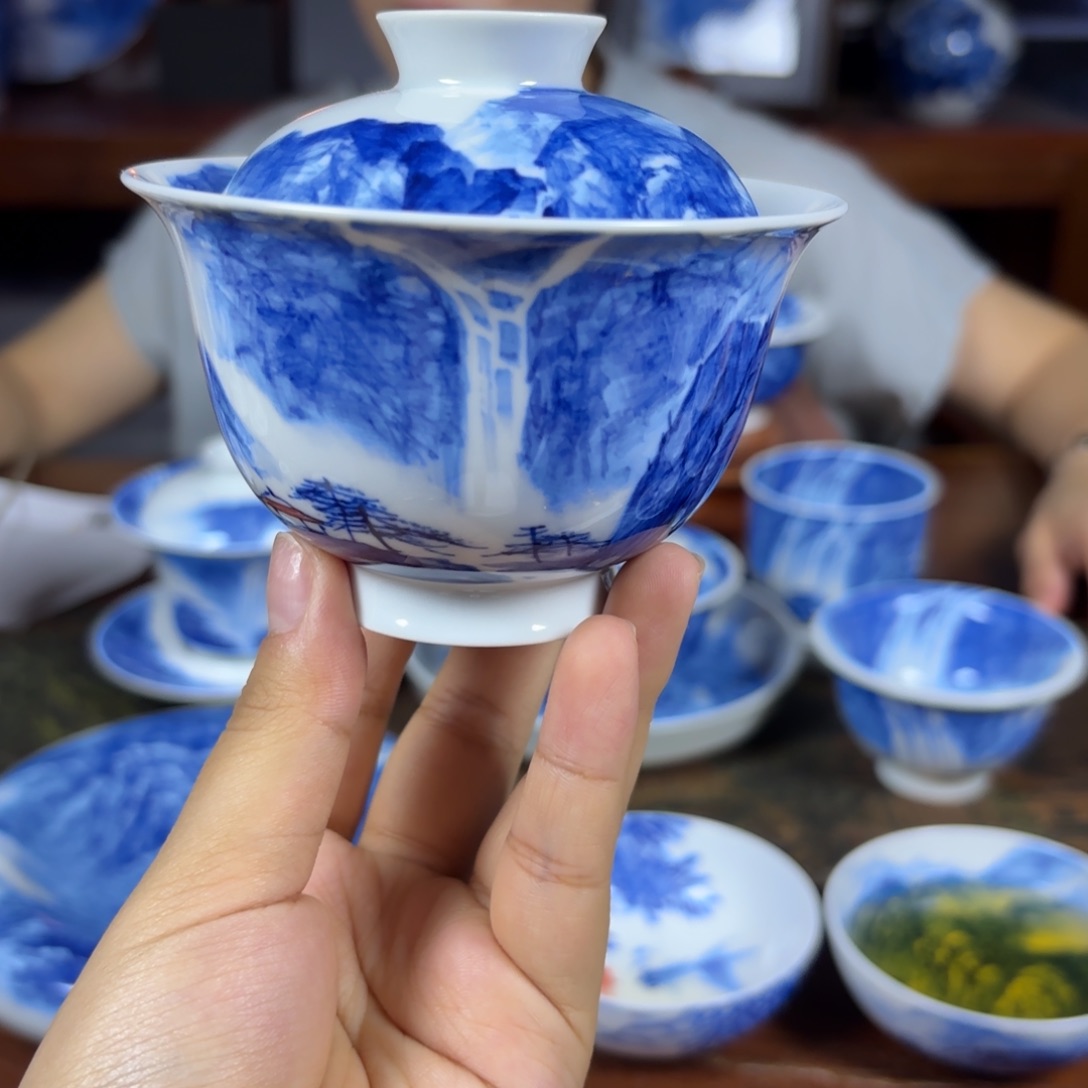 我***丫国一王老师手绘山水
