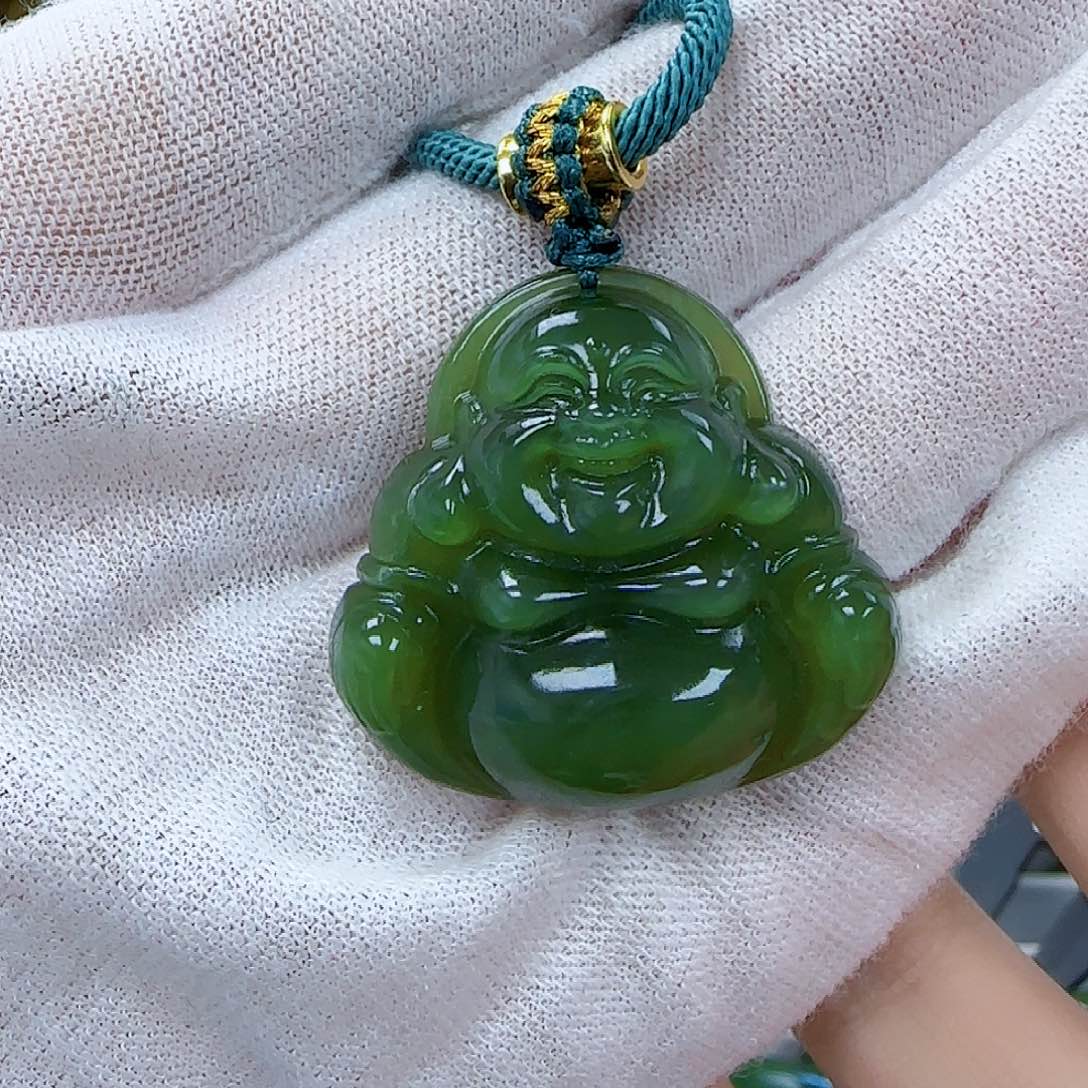 和田玉（碧玉）挂坠未镶嵌