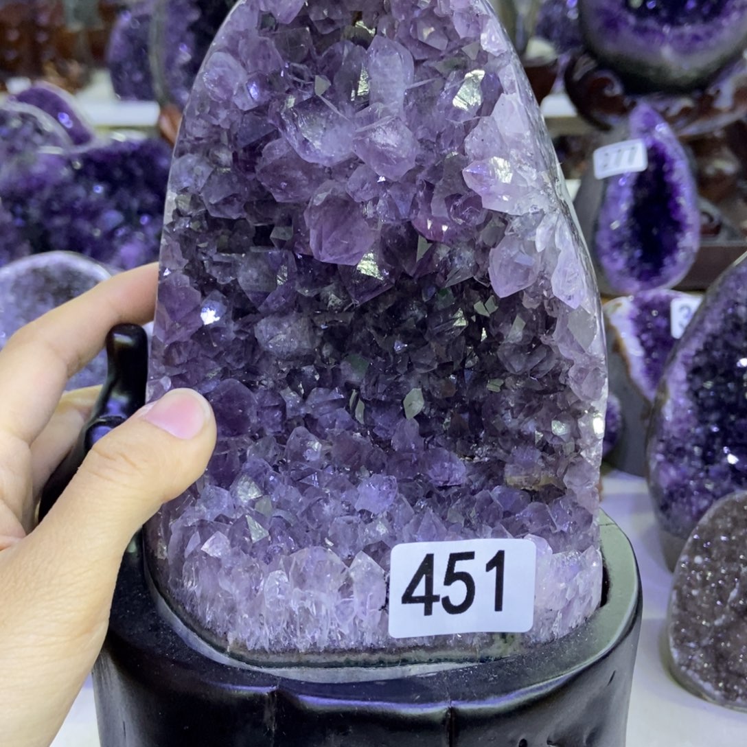 娑***诃紫晶未镶嵌大型摆件（非配饰）