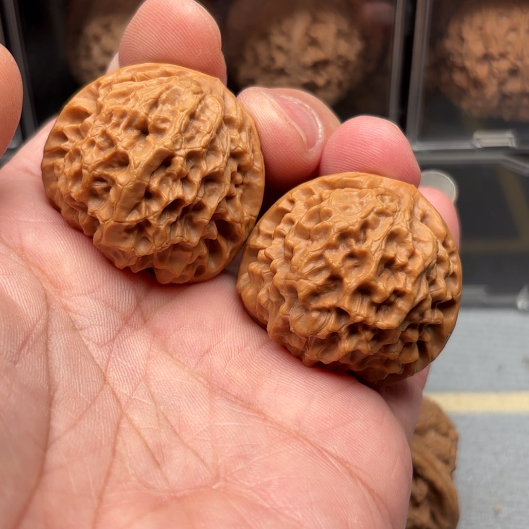 文玩核桃把件太行龙珠