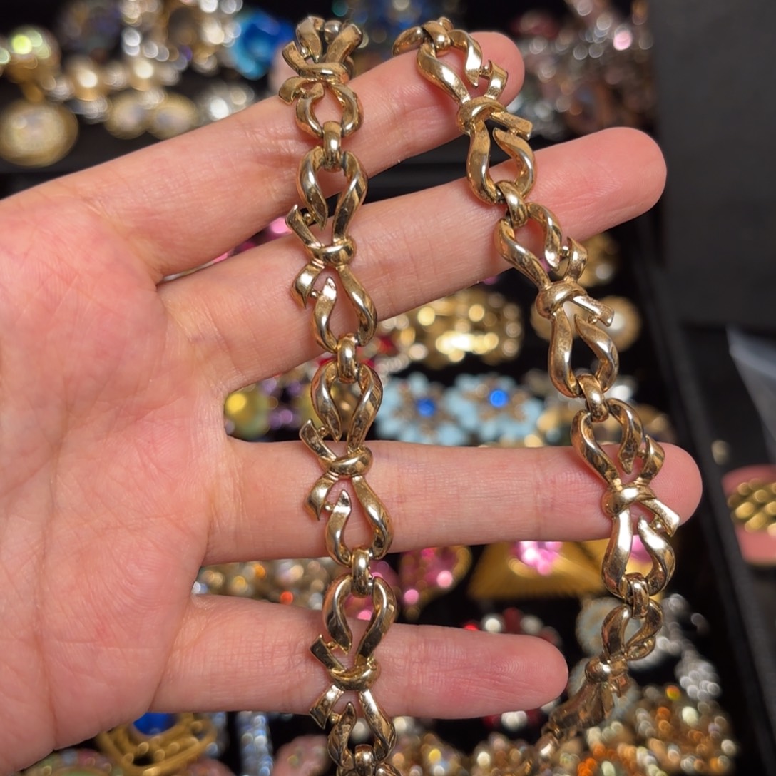 合成碳硅石纯铜Trifari