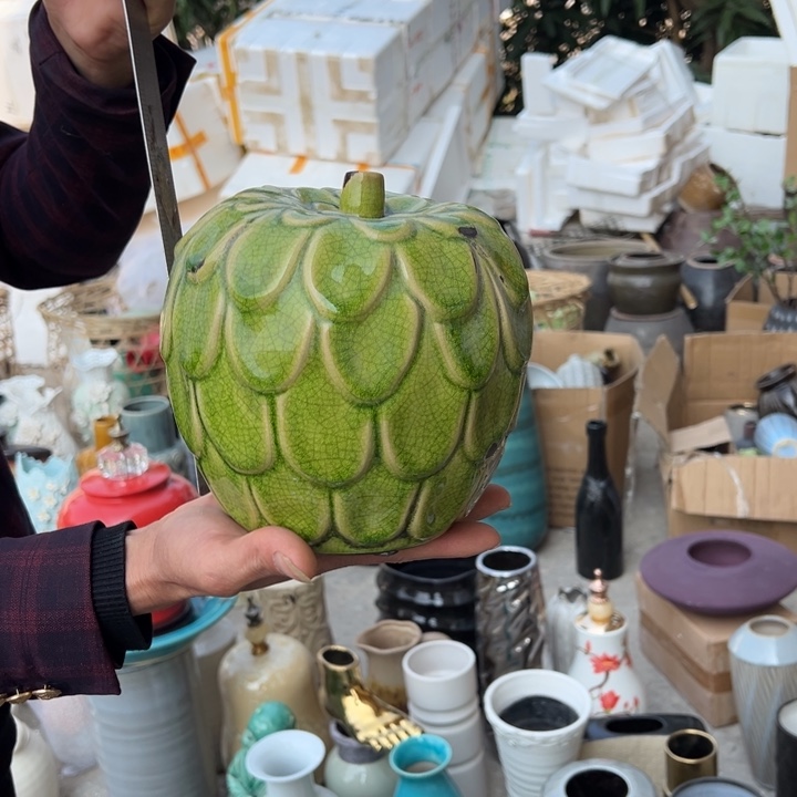 瓶高度18厘米宽度18厘米微瑕捡漏