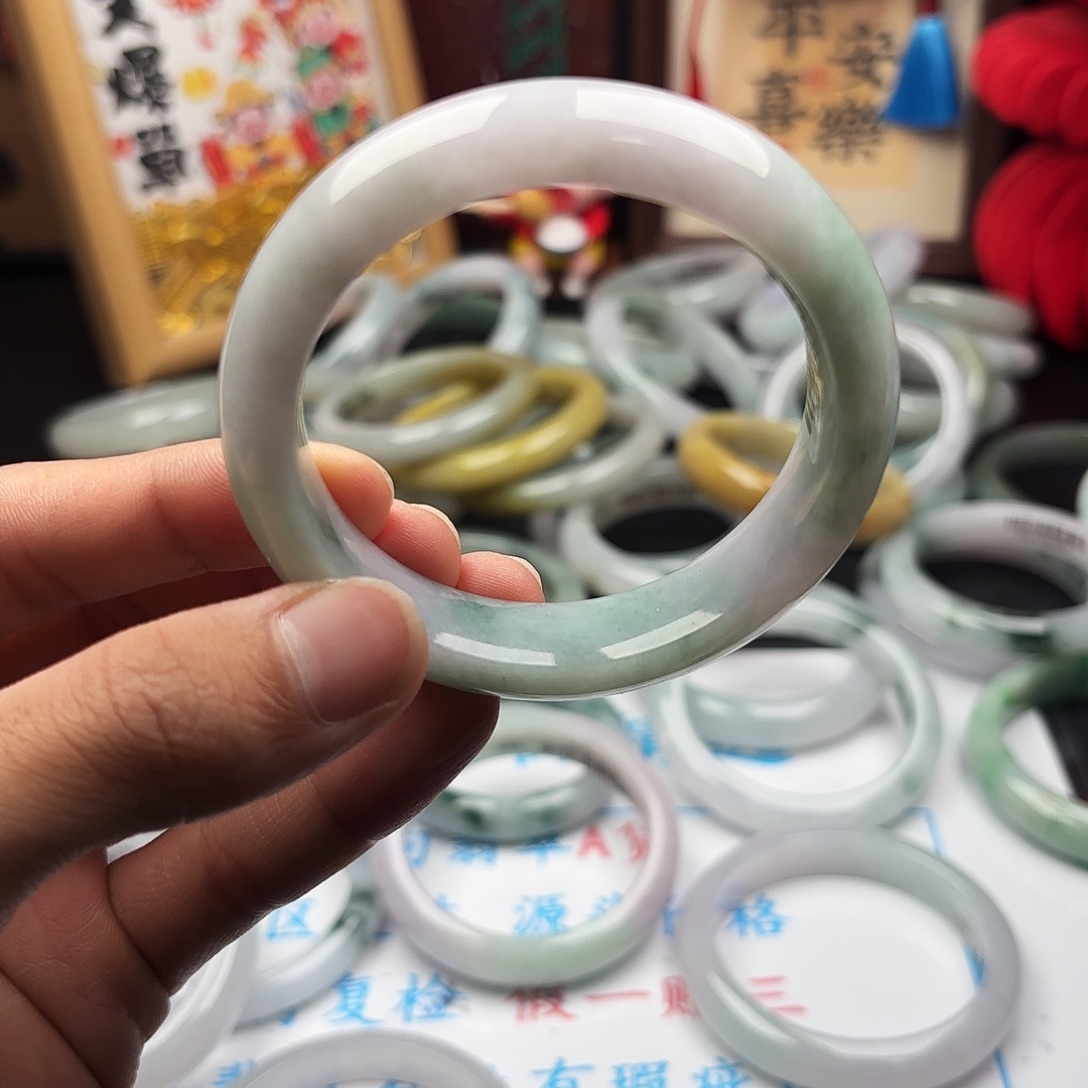 翡翠未镶嵌手镯5657x3 42