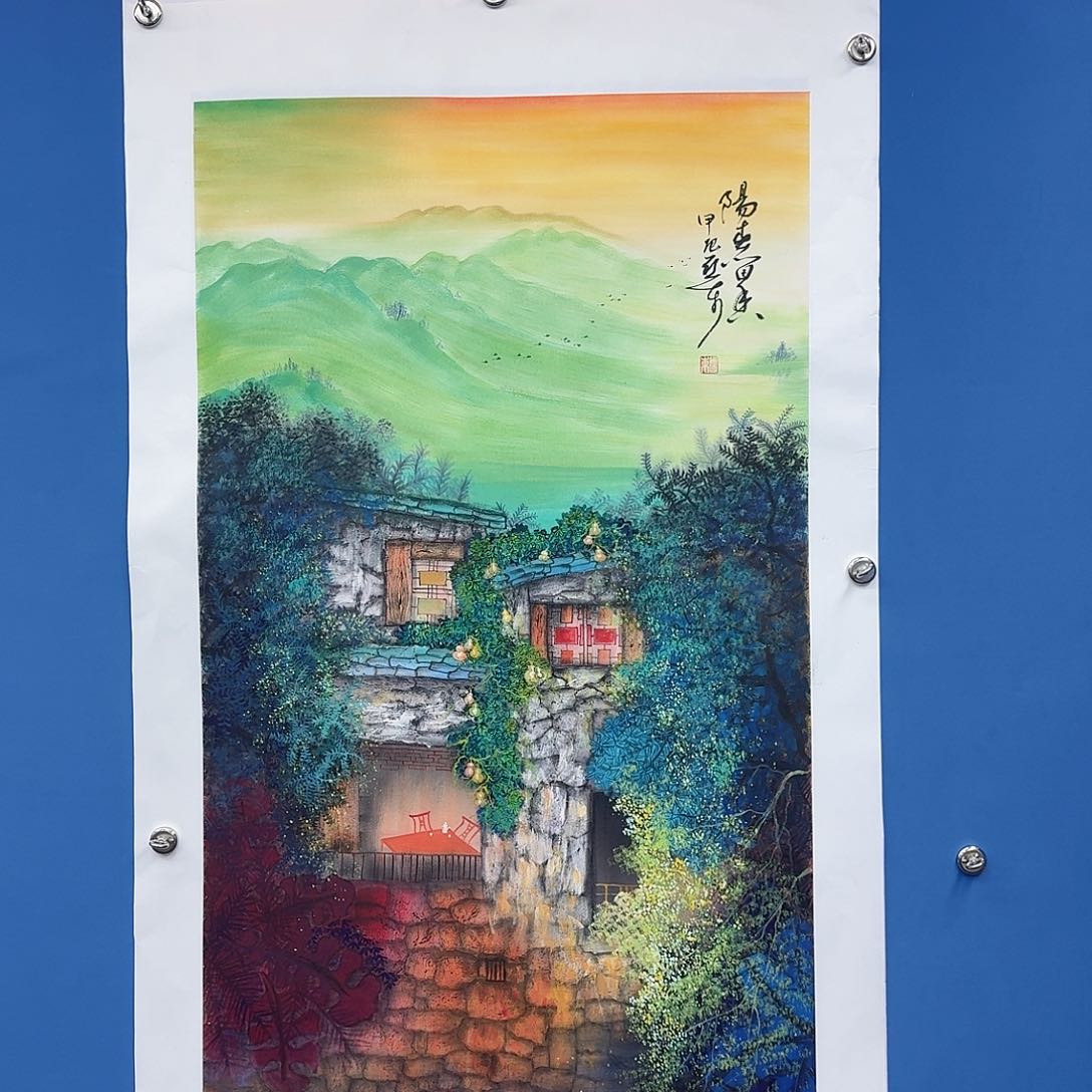 国画多次参加国内外大型