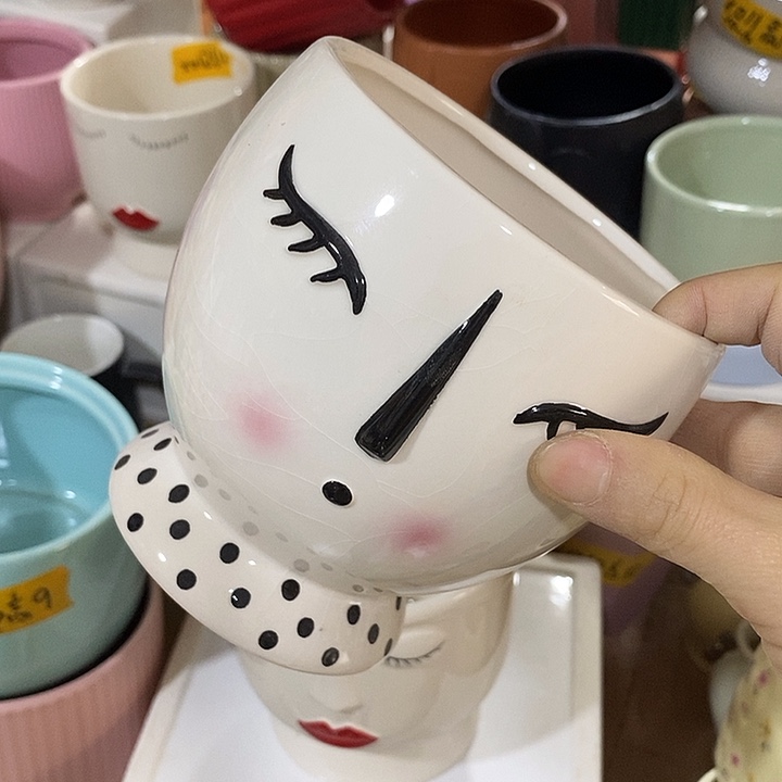 陶盆有孔 瑕疵针孔漏釉介意勿拍外口 12外高12