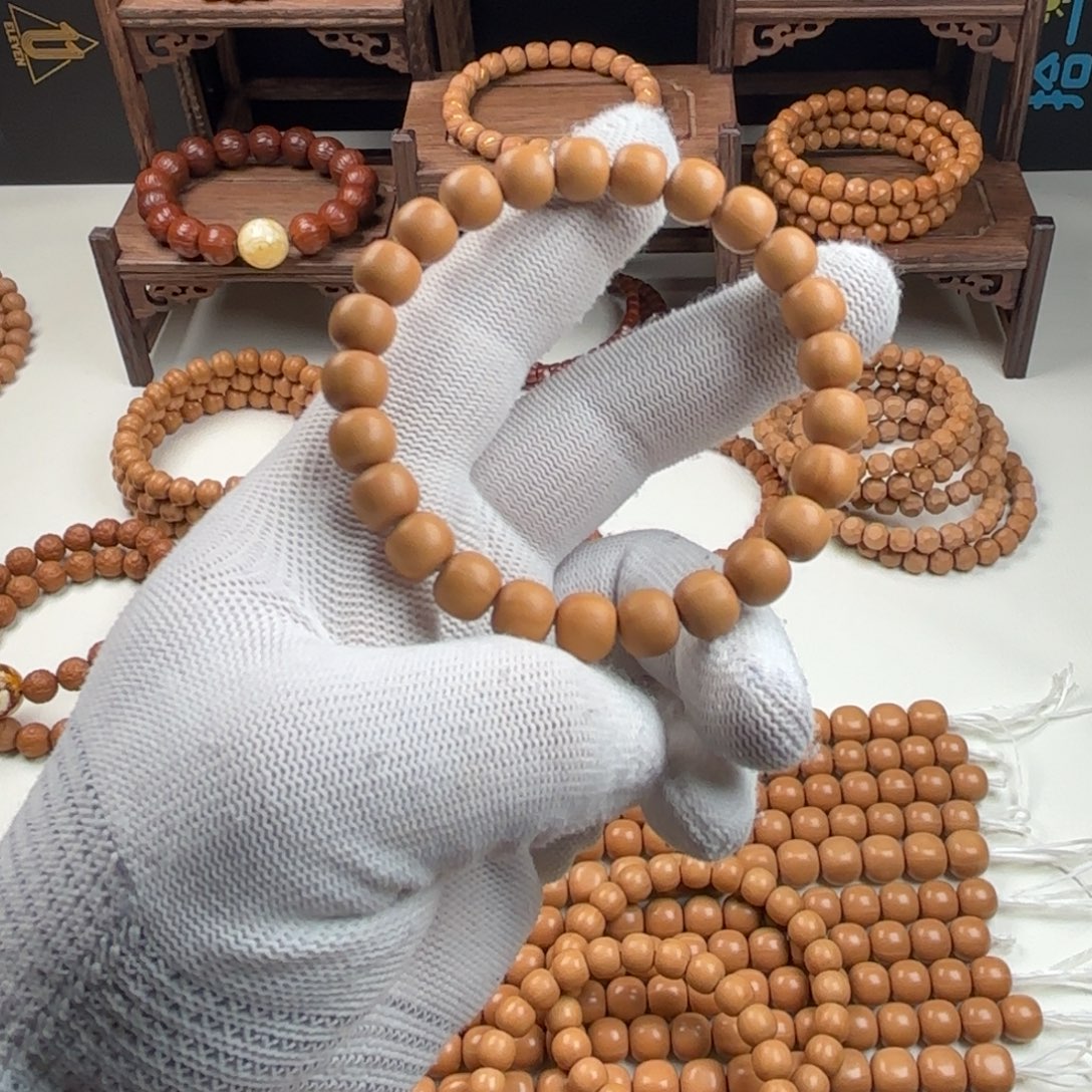 束***负猴头核桃手串老型，微返油