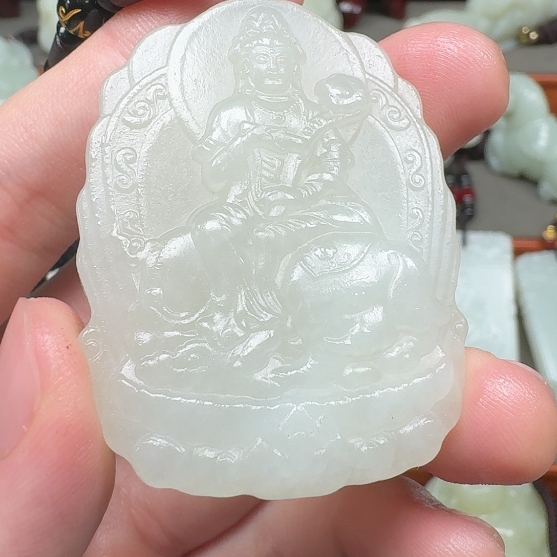 平***安和田玉未镶嵌摆件