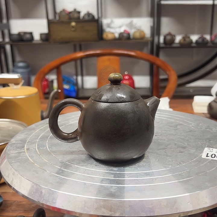 龙窑柴烧暇疵手工壶