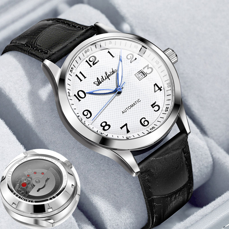 【专柜正品】皮带名匠男士手表时尚潮流大气防水日历男款高端腕表