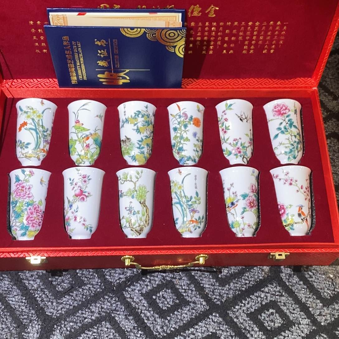 摆件景德镇陶瓷花瓶摆件