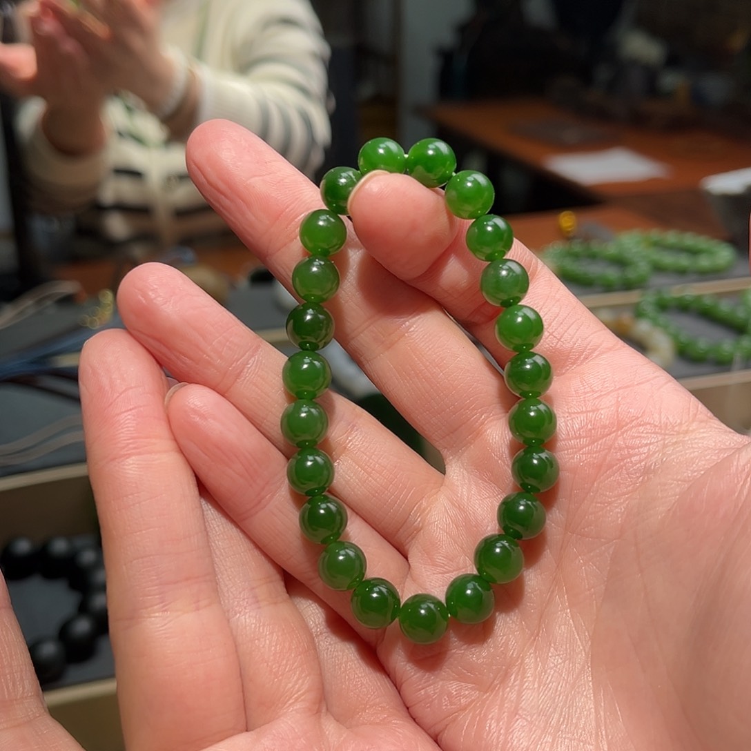 和田玉手链未镶嵌