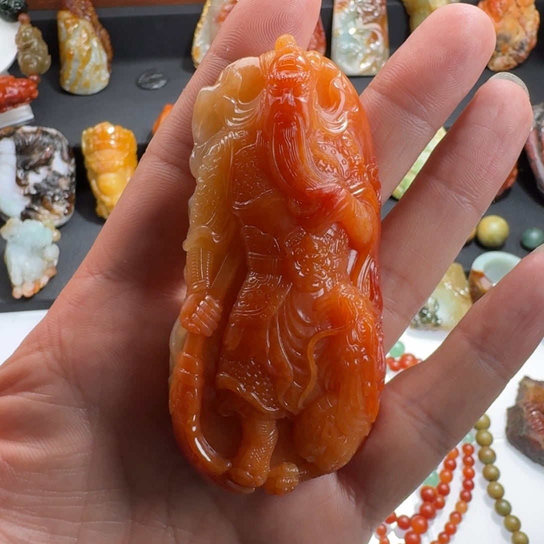 翡翠未镶嵌颈饰翡翠挂件