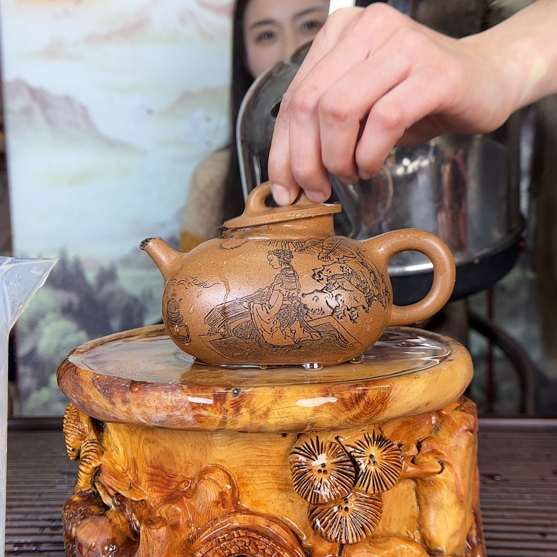 紫砂茶壶范永芳老师。350c c