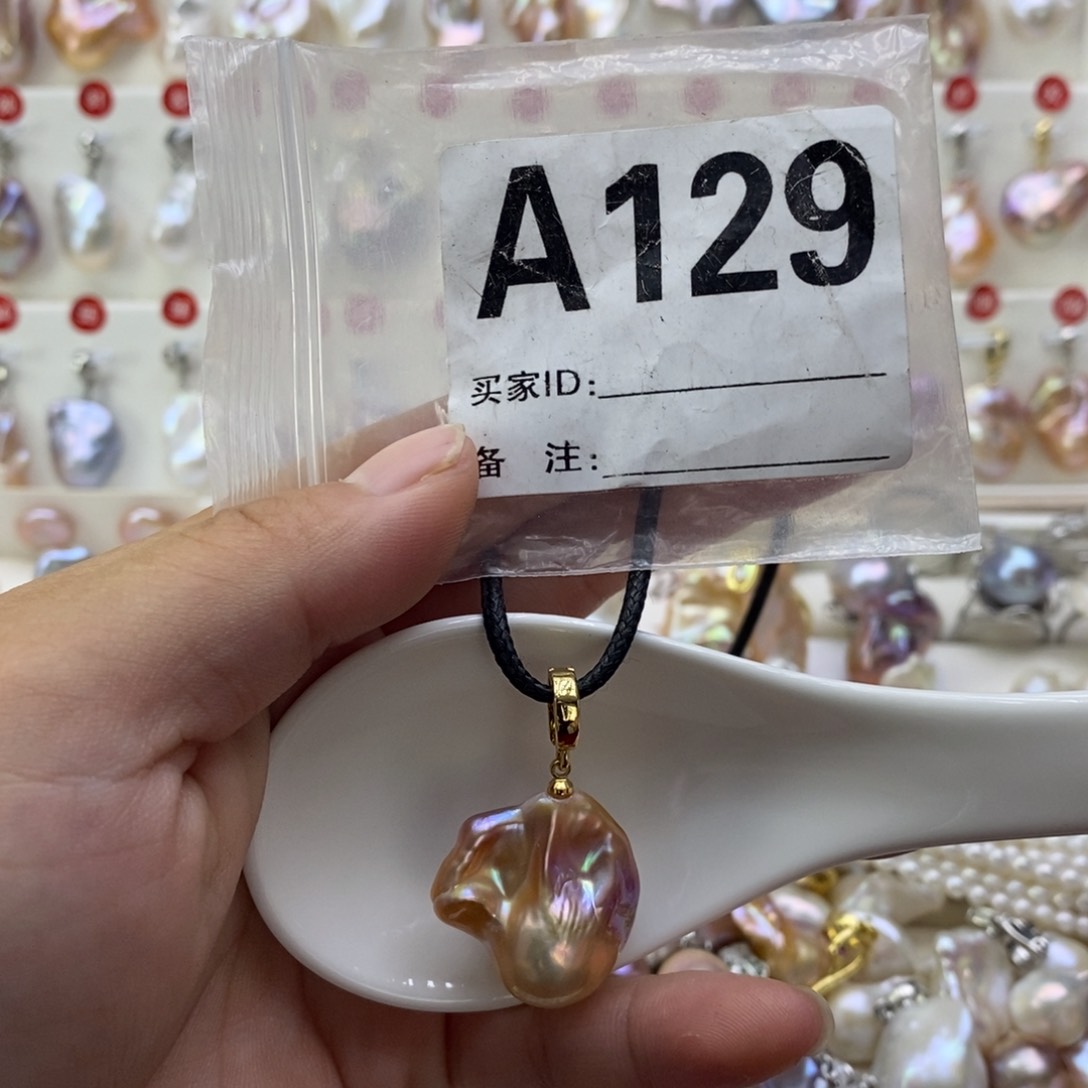 淡水珍珠银S925镶嵌颈饰