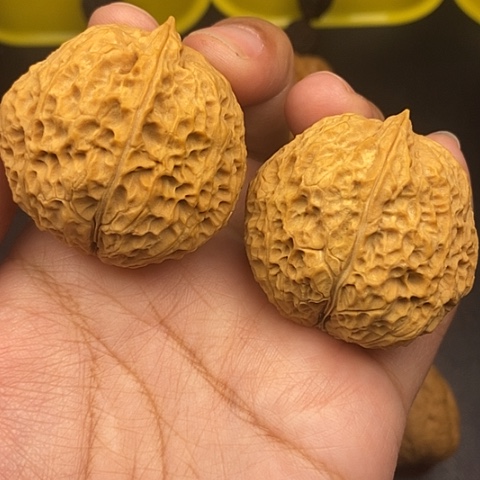 文玩核桃把件42尺寿桃