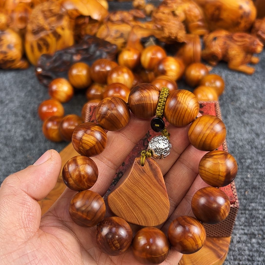 柏木太行崖柏黑金沉水龙胆闪电20