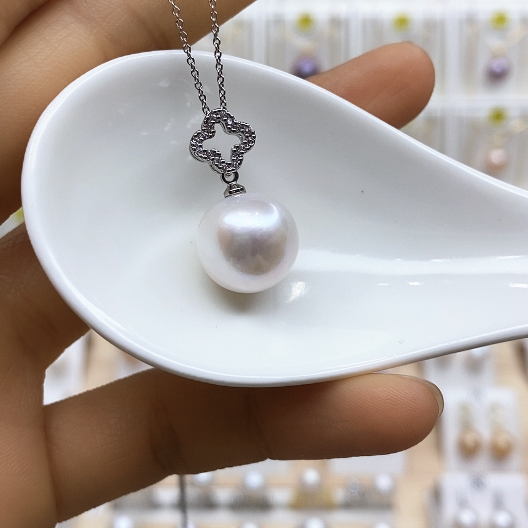 淡水珍珠颈饰合金