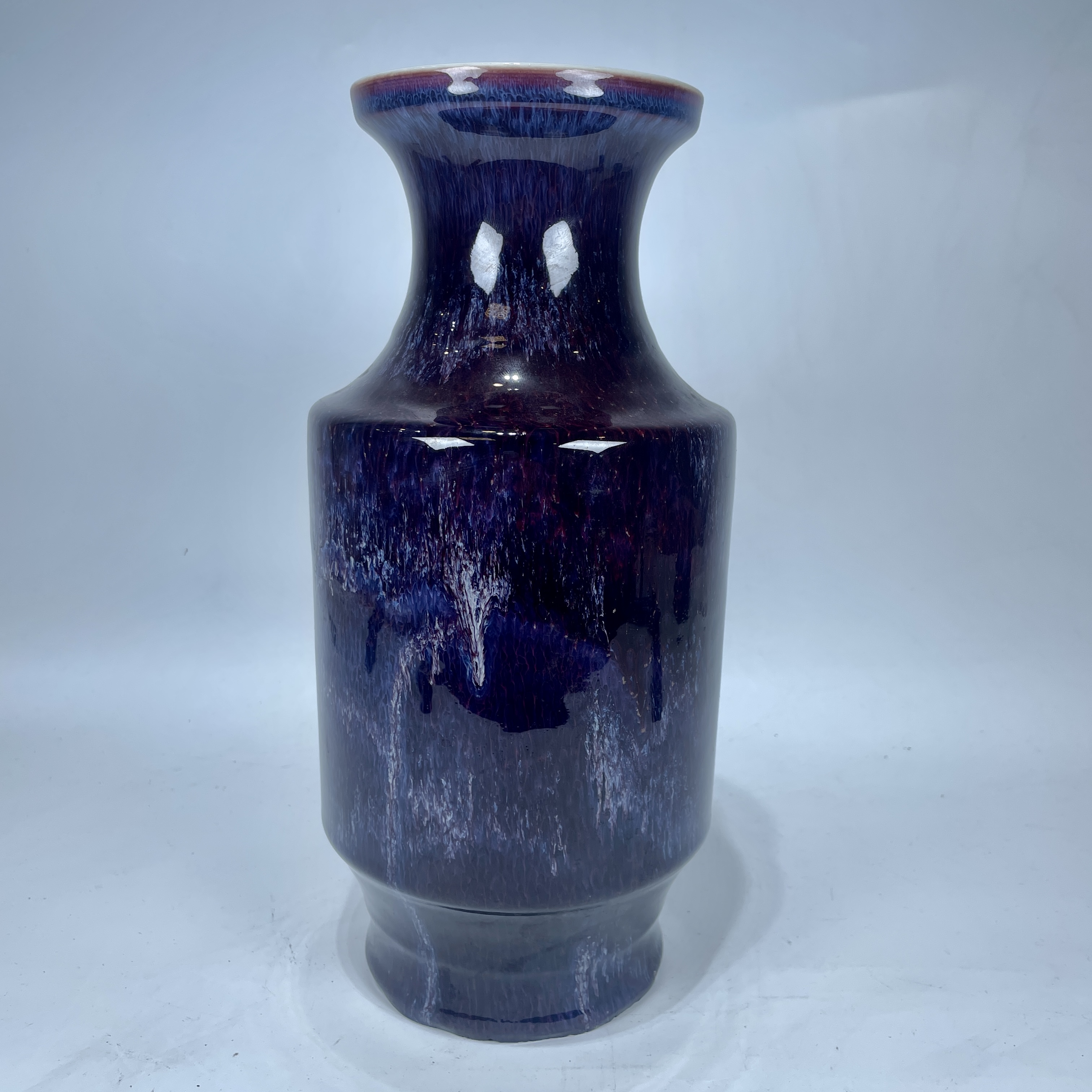 民国 窑变釉灯笼瓶