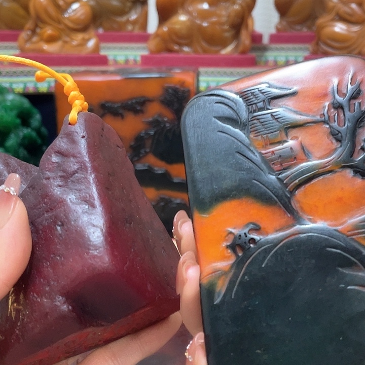 寿山石印石孑*子篆刻印章引首章闲章姓名章生日礼物