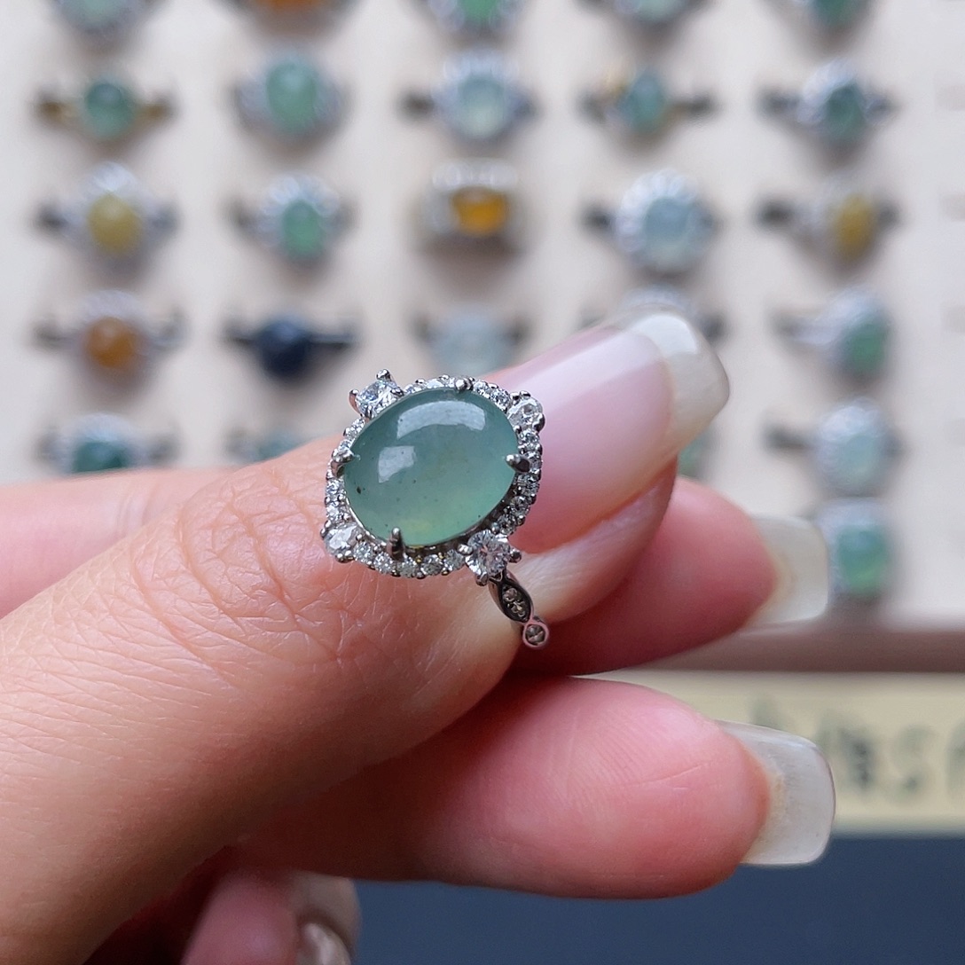 翡翠戒指未镶嵌戒指