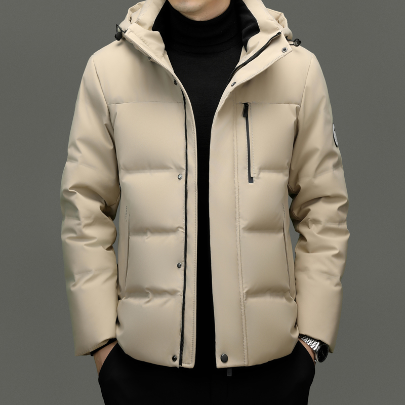 波司极地极寒2025冬季羽绒服男短款可拆帽时尚休闲冬装保暖外套男