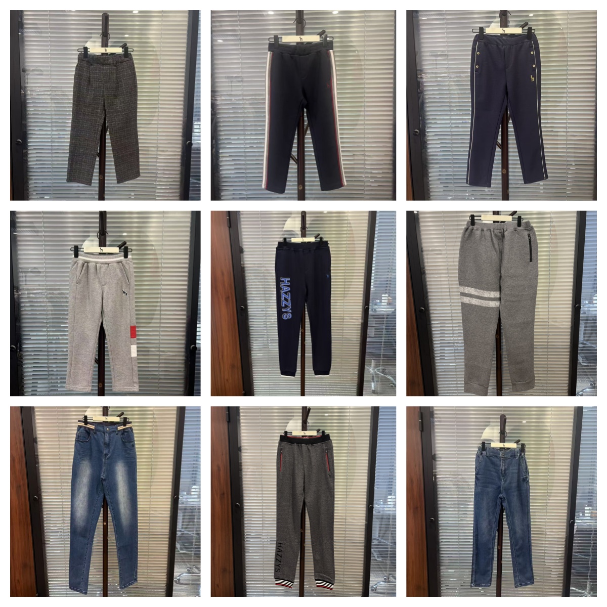 【HZyys撤柜】男童设计感春秋舒适时尚针织休闲裤长裤