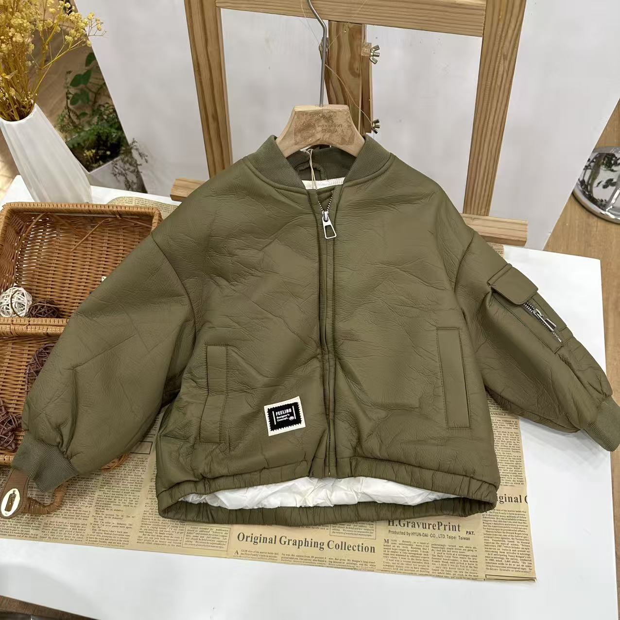 1391冬季中童羽绒服L