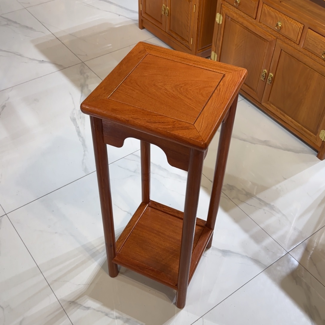 花梨木类成套家具赞比亚小巴花32乘32高80花架