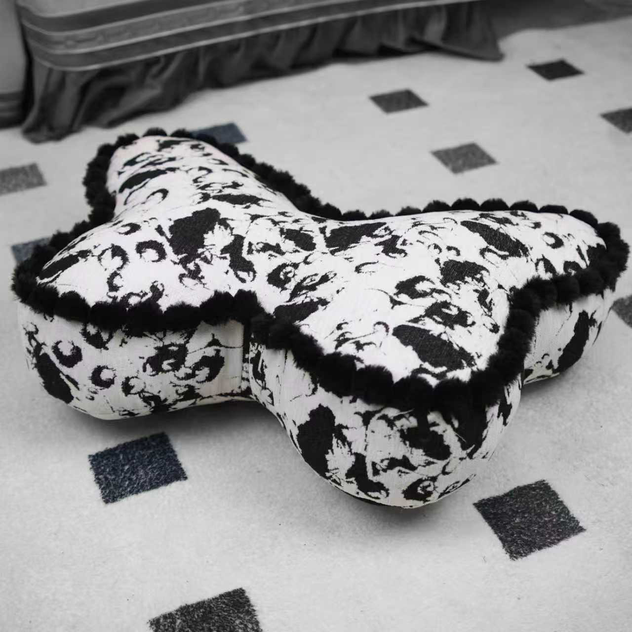 高级感复古风抱枕沙发床头靠枕客厅氛围感