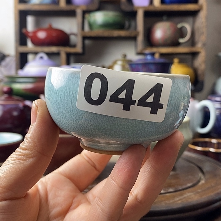 闲**致中国神后钧瓷茶具瑕疵处理