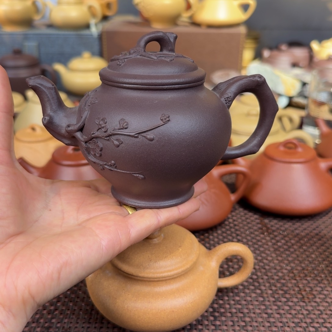 紫泥茶壶天青260毫升左右