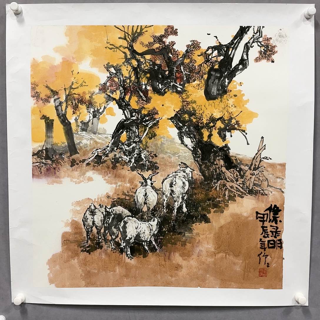 国画国画纯手绘作品请放心去藏