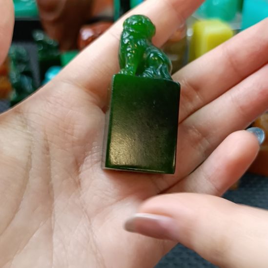 墨***羊寿山石印石古兽印纽章