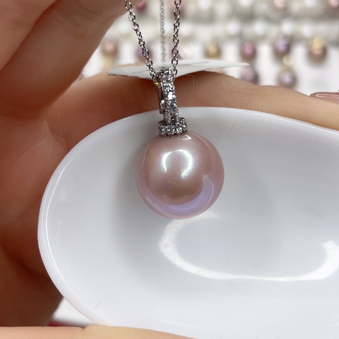 淡水珍珠未镶嵌吊坠(赠链)