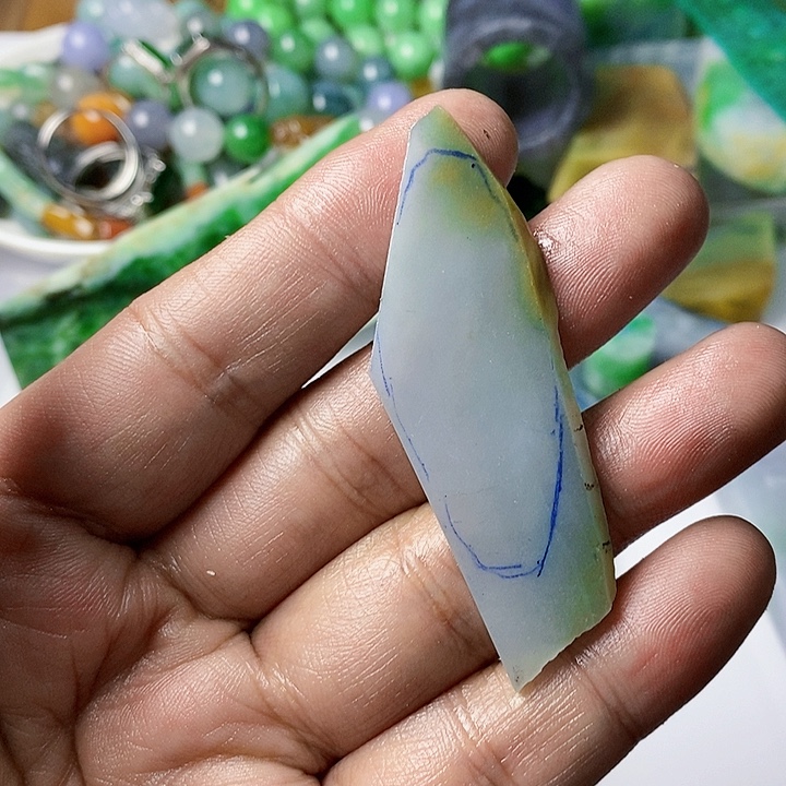 翡翠散珠天然翡翠A货