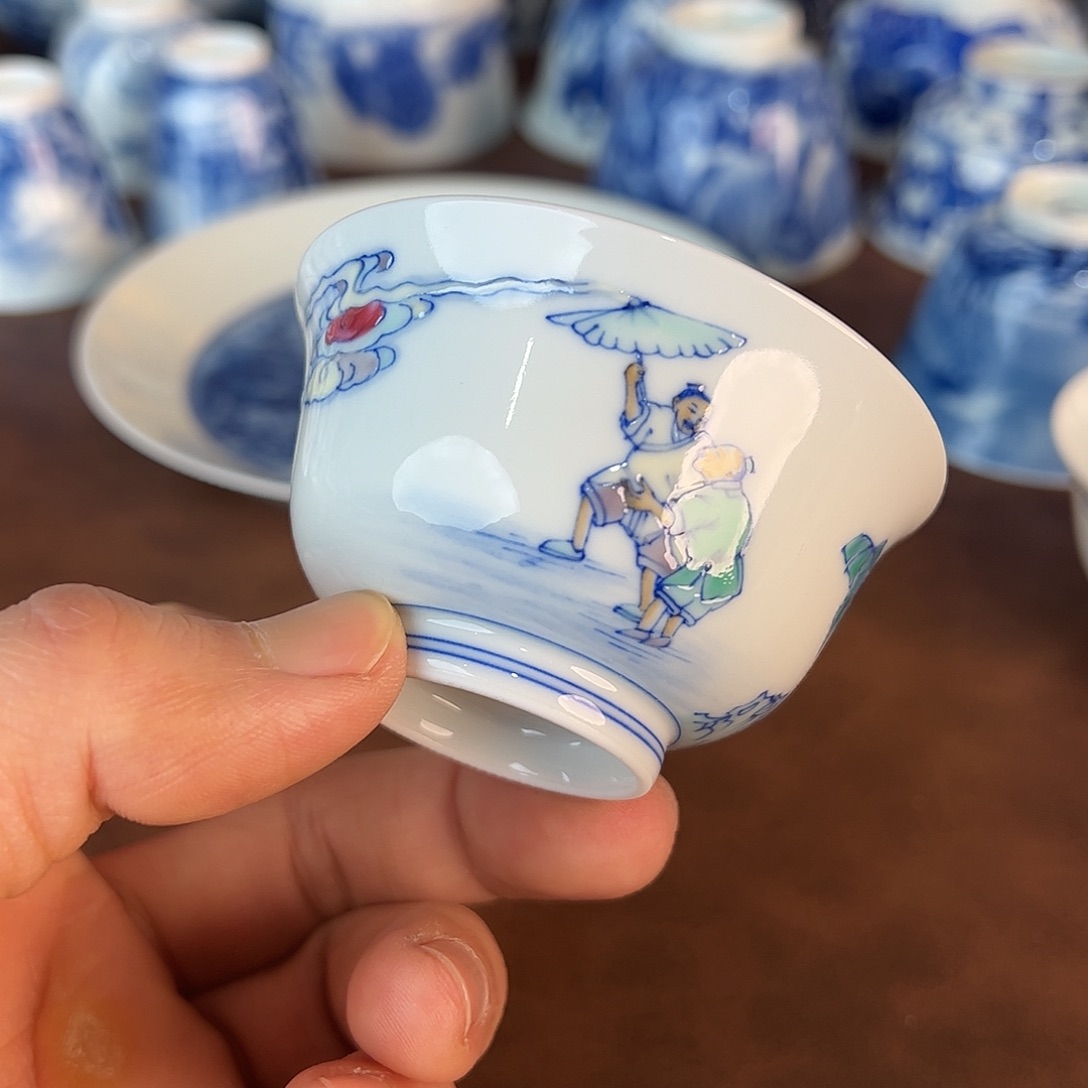 杯景德镇全手工手绘陶瓷