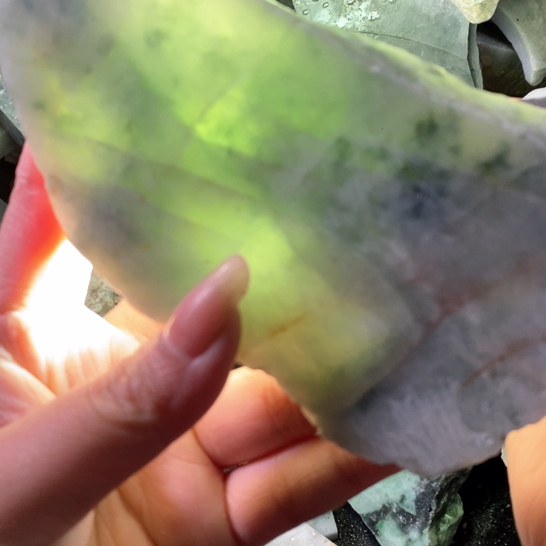 颈饰未镶嵌翡翠天然翡翠