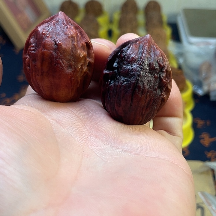 文玩核桃把件13七彩马头琴36